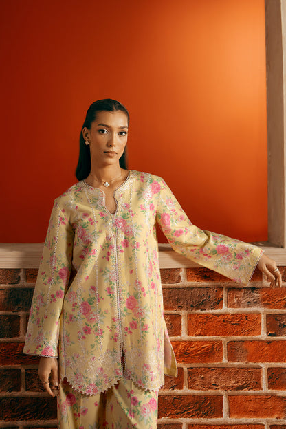 Saira Rizwan | Joolie Co ords | YELLOW-JBP25-01 - Pakistani Designer Dress - by Saira Rizwan - Type : Ladies Clothes - 100% Original at Saira Sultan