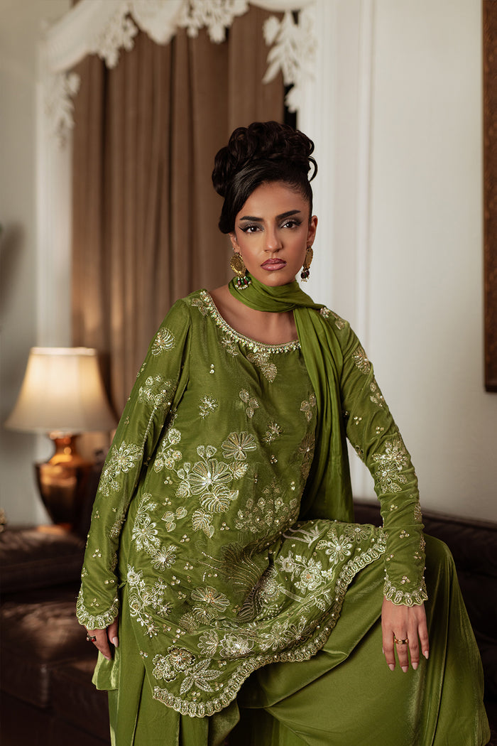 Saira Rizwan | Velvet Pret 25 | KAHWA-SRVP25-08 by Saira Rizwan - Designer Dress - Type : Ladies Clothes - Available at Saira Sultan - 100% Original 