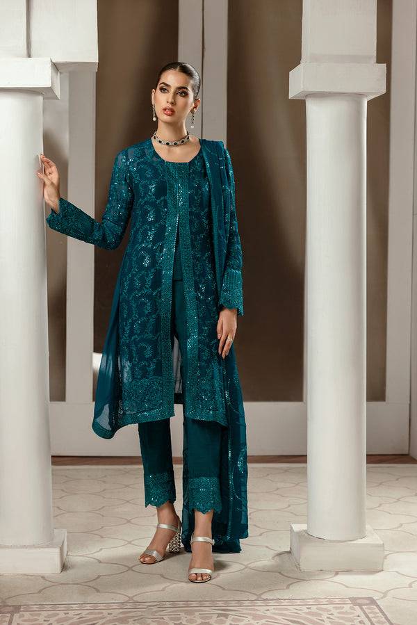 House of Nawab | Luxury Formals | KEYSER - Pakistani Designer Dress - by House of Nawab | Type: Formal - 100% Original at Saira Sultan