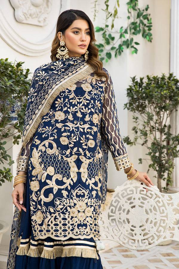 House of Nawab | Luxury Formals | GHAFIR A - Pakistani Designer Dress - by House of Nawab | Type: Formal - 100% Original at Saira Sultan