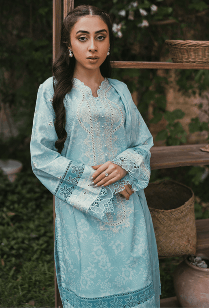 Humdum | Gardenia Lawn | D07 - Pakistani Designer Dress - by HumDum | Type: Luxury - 100% Original at Saira Sultan