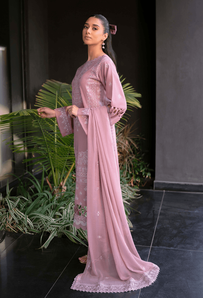 Humdum | Meraki Lawn 24 | d01 - Pakistani Designer Dress - by HumDum | Type: Luxury - 100% Original at Saira Sultan