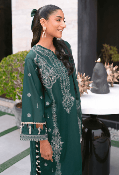 Humdum | Meraki Lawn 24 | d03 - Pakistani Designer Dress - by HumDum | Type: Luxury - 100% Original at Saira Sultan