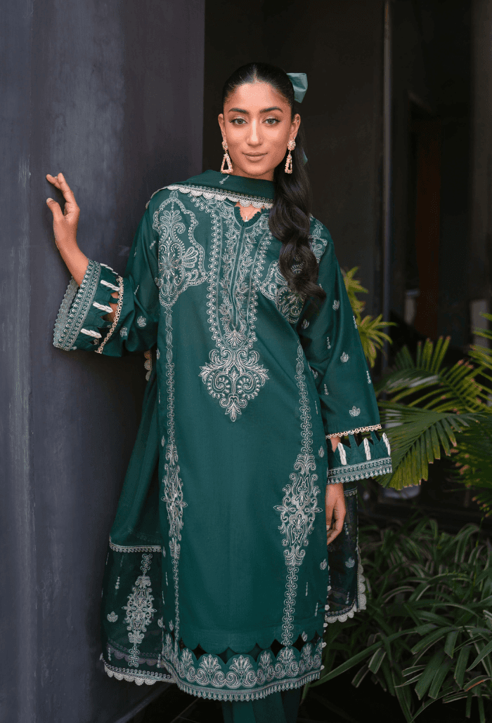Humdum | Meraki Lawn 24 | d03 - Pakistani Designer Dress - by HumDum | Type: Luxury - 100% Original at Saira Sultan