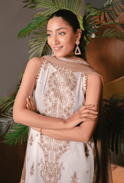 Humdum | Meraki Lawn 24 | d02 - Pakistani Designer Dress - by Humdum | Type: Luxury - 100% Original at Saira Sultan