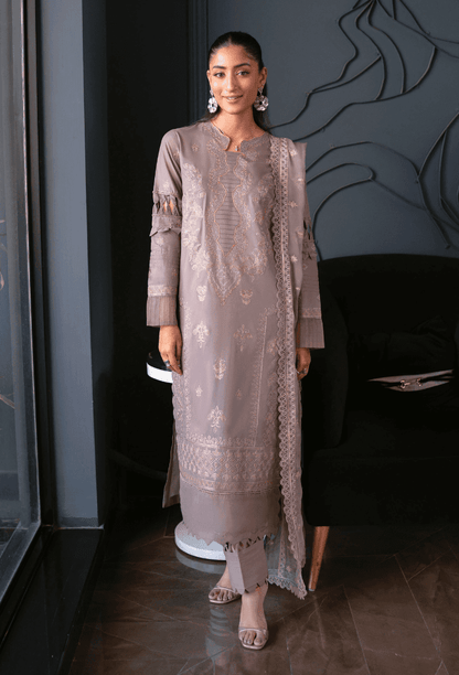 Humdum | Meraki Lawn 24 | d07 - Pakistani Designer Dress - by HumDum | Type: Luxury - 100% Original at Saira Sultan