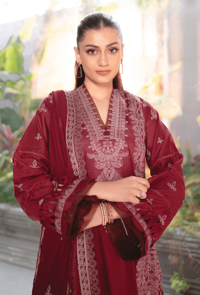 Humdum | Meraki Lawn 24 | d09 - Pakistani Designer Dress - by HumDum | Type: Luxury - 100% Original at Saira Sultan