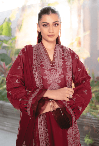 Humdum | Meraki Lawn 24 | d09 - Pakistani Designer Dress - by HumDum | Type: Luxury - 100% Original at Saira Sultan