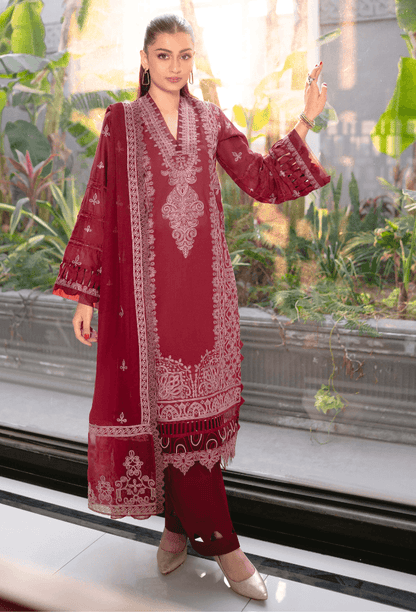 Humdum | Meraki Lawn 24 | d09 - Pakistani Designer Dress - by HumDum | Type: Luxury - 100% Original at Saira Sultan