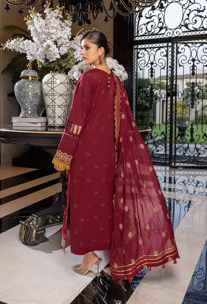 Humdum | Charlotte Chikankari Lawn | D08 - Pakistani Designer Dress - by HumDum | Type: Luxury - 100% Original at Saira Sultan
