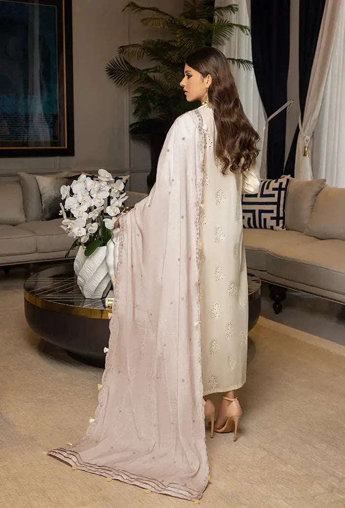 Humdum | Charlotte Chikankari Lawn | D04 - Pakistani Designer Dress - by HumDum | Type: Luxury - 100% Original at Saira Sultan