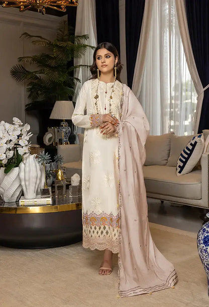 Humdum | Charlotte Chikankari Lawn | D04 - Pakistani Designer Dress - by HumDum | Type: Luxury - 100% Original at Saira Sultan
