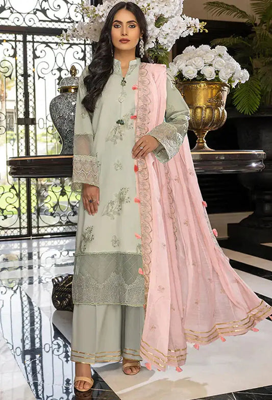 Humdum | Charlotte Chikankari Lawn | D05 - Pakistani Designer Dress - by HumDum | Type: Luxury - 100% Original at Saira Sultan