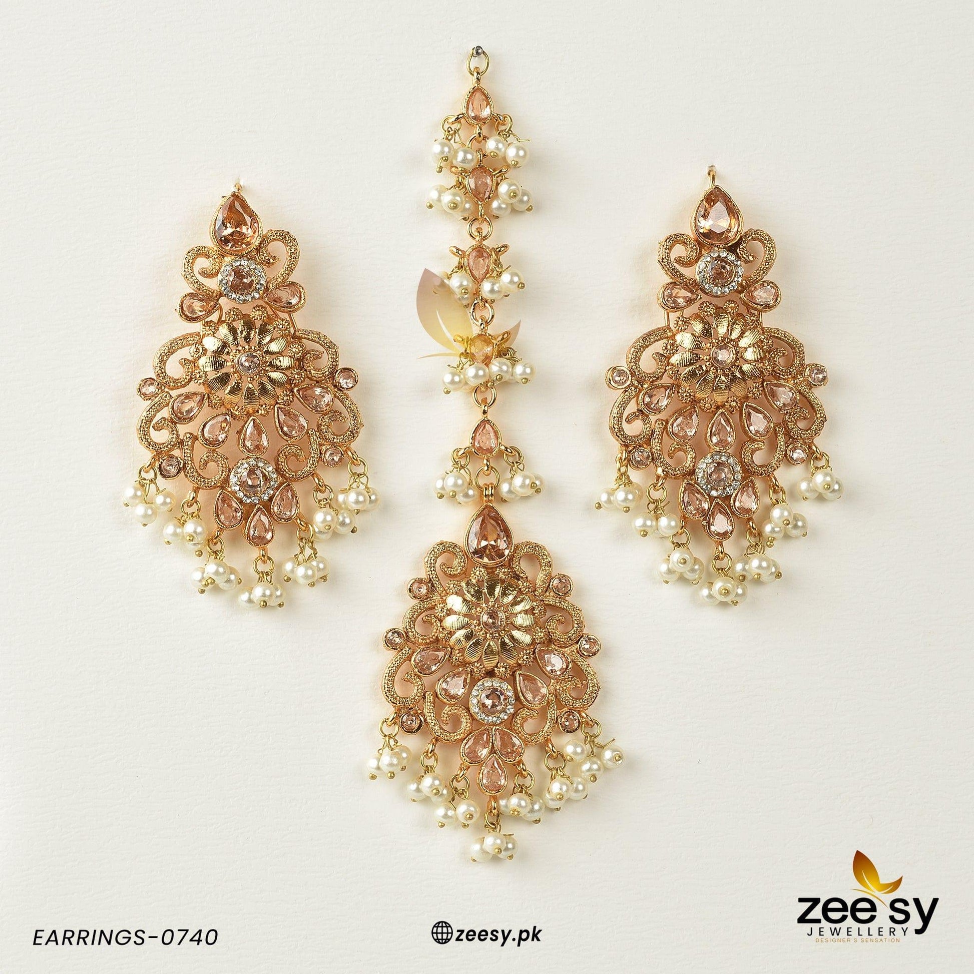 Spark Earrings-0740 Champagne