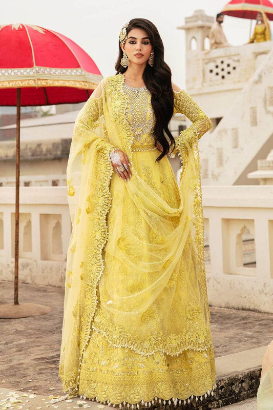 Imrozia Premium | Kayseria Bridals 24 | SB-18 Zard - Pakistani Designer Dress - by Imrozia Premium | Type: Bridal - 100% Original at Saira Sultan