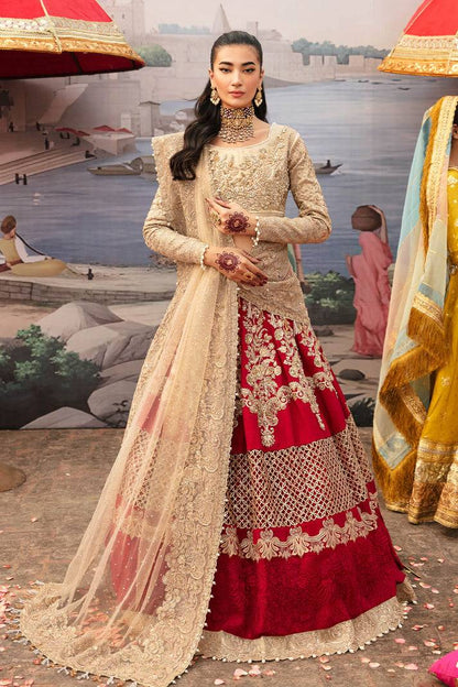 Imrozia Premium | Kayseria Bridals 24 | SB-19 Amber - Pakistani Designer Dress - by Imrozia Premium | Type: Bridal - 100% Original at Saira Sultan