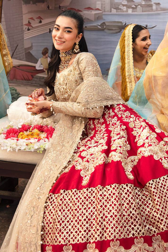 Imrozia Premium | Kayseria Bridals 24 | SB-19 Amber - Pakistani Designer Dress - by Imrozia Premium | Type: Bridal - 100% Original at Saira Sultan