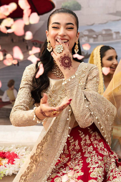 Imrozia Premium | Kayseria Bridals 24 | SB-19 Amber - Pakistani Designer Dress - by Imrozia Premium | Type: Bridal - 100% Original at Saira Sultan