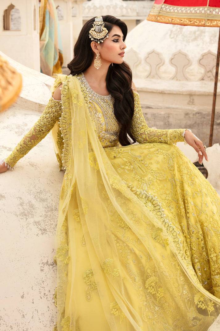 Imrozia Premium | Kayseria Bridals 24 | SB-18 Zard - Pakistani Designer Dress - by Imrozia Premium | Type: Bridal - 100% Original at Saira Sultan