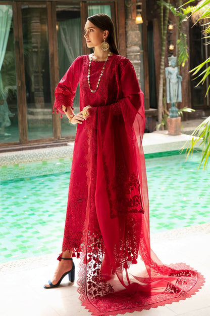 Imrozia Premium | Reve Luxury Lawn | S.L 56 Julia - Pakistani Designer Dress - by Imrozia Premium | Type: Luxury - 100% Original at Saira Sultan