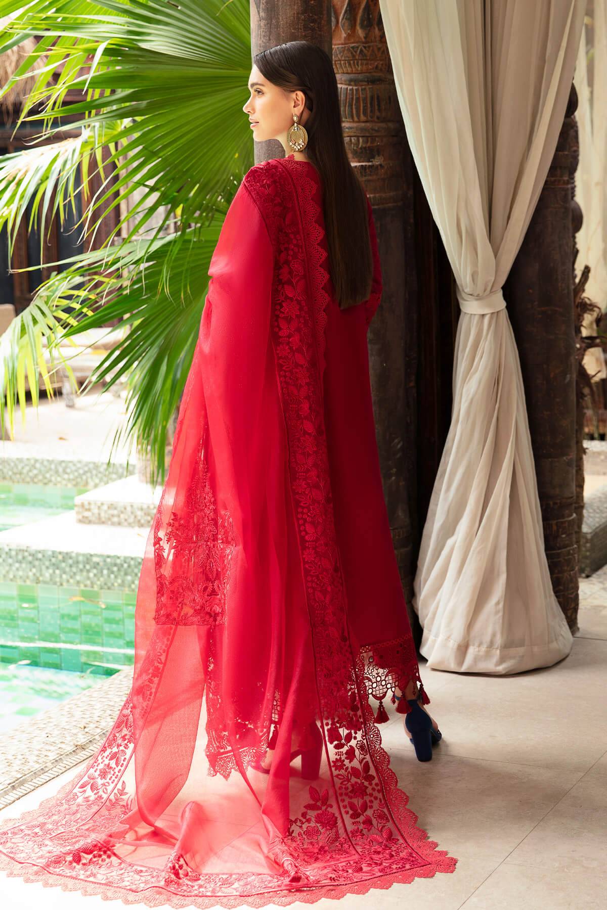 Imrozia Premium | Reve Luxury Lawn | S.L 56 Julia - Pakistani Designer Dress - by Imrozia Premium | Type: Luxury - 100% Original at Saira Sultan