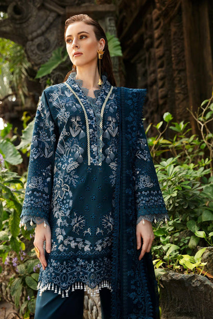 Imrozia Premium | Reve Luxury Lawn | S.L 58 Desiree - Pakistani Designer Dress - by Imrozia Premium | Type: Luxury - 100% Original at Saira Sultan