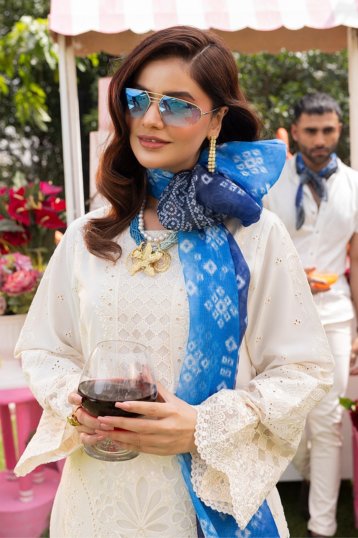 Imrozia Premium | Rang e Bahar | IP-122 AMAL M Off White Cotton