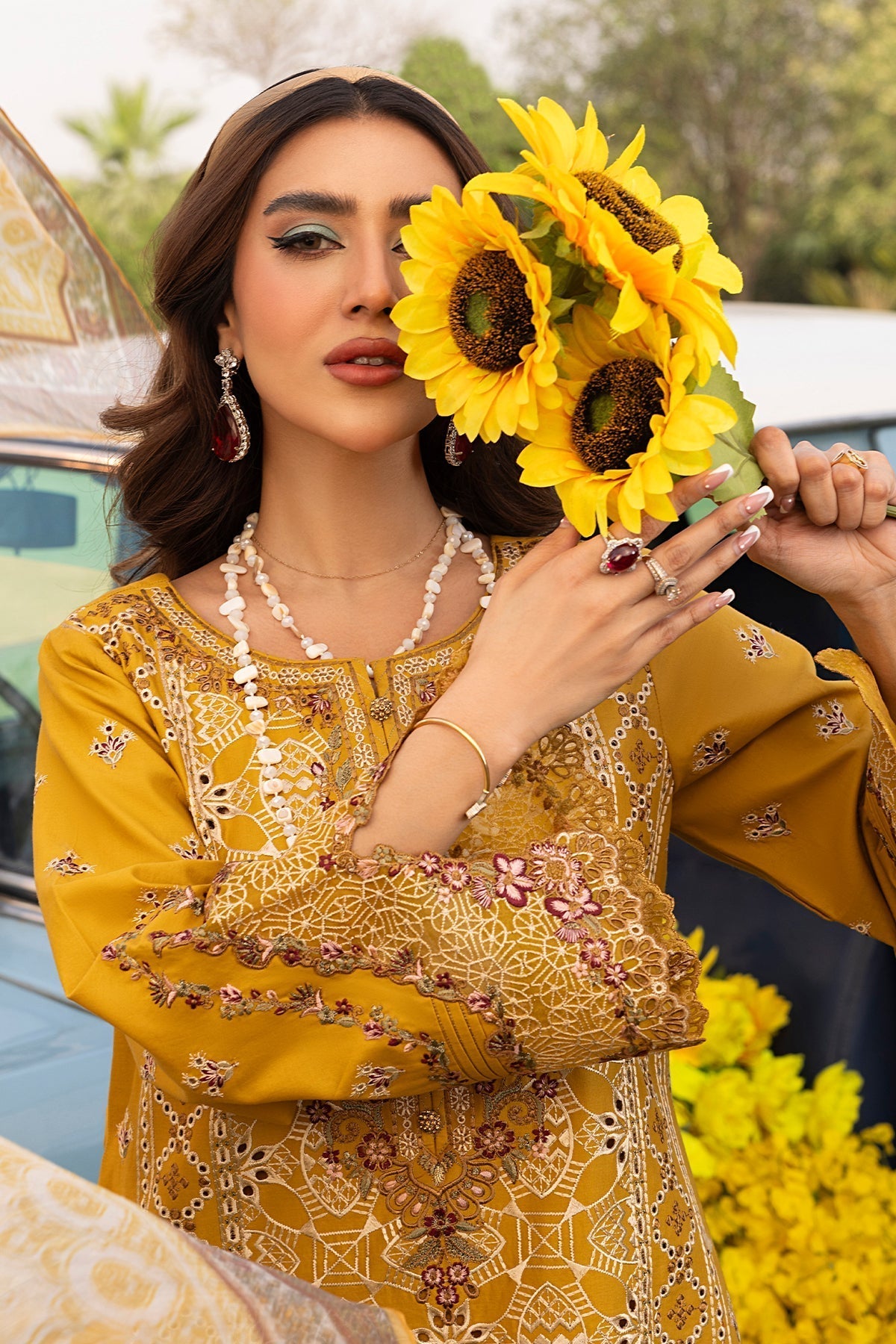 Imrozia Premium | Rang e Bahar | IP-125 HINA L Mustard Cotton