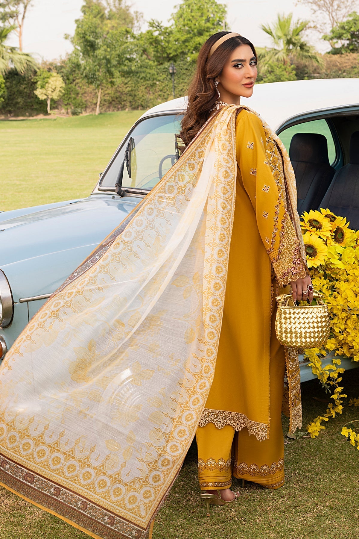 Imrozia Premium | Rang e Bahar | IP-125 HINA S Mustard Cotton