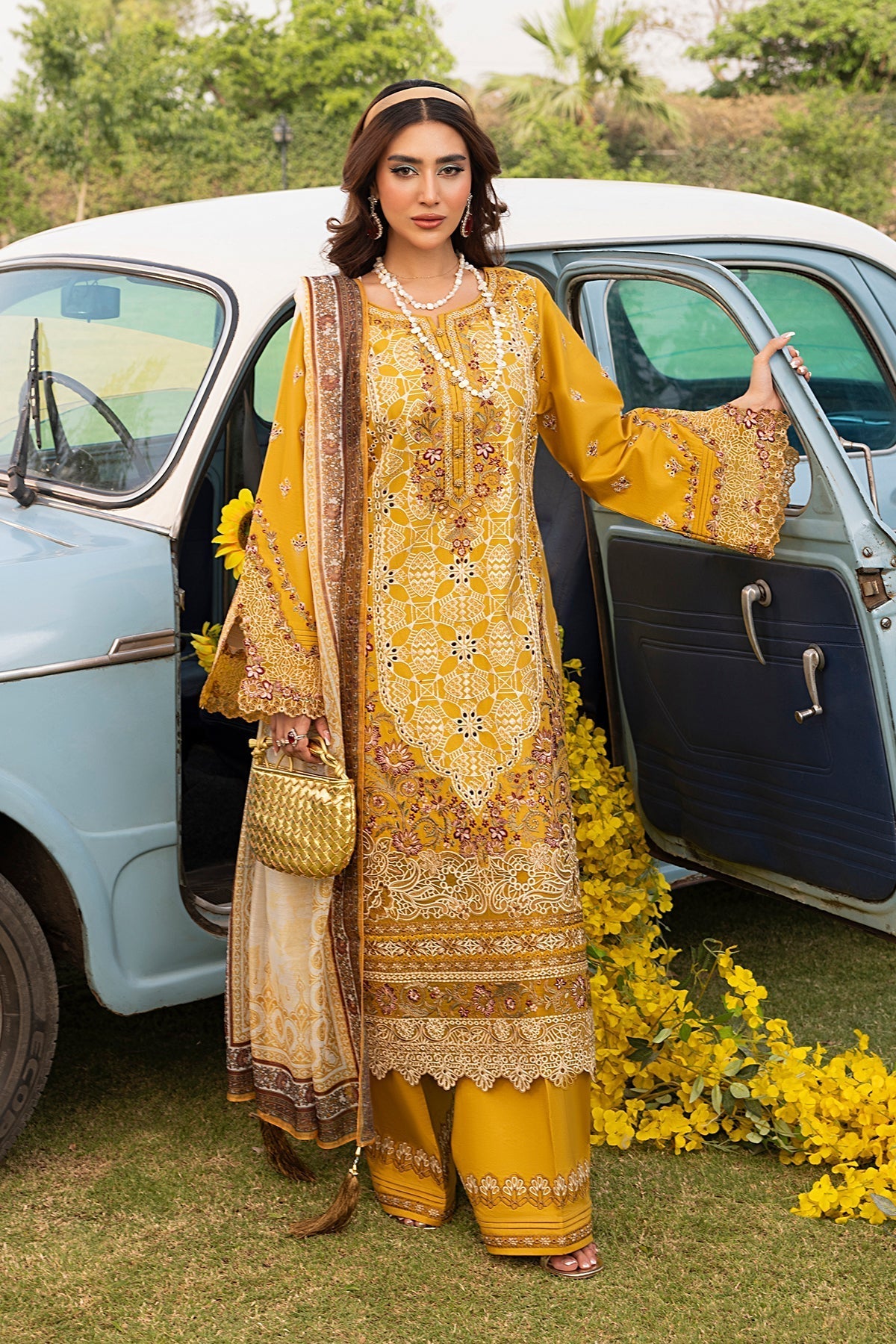 Imrozia Premium | Rang e Bahar | IP-125 HINA XS Mustard Cotton