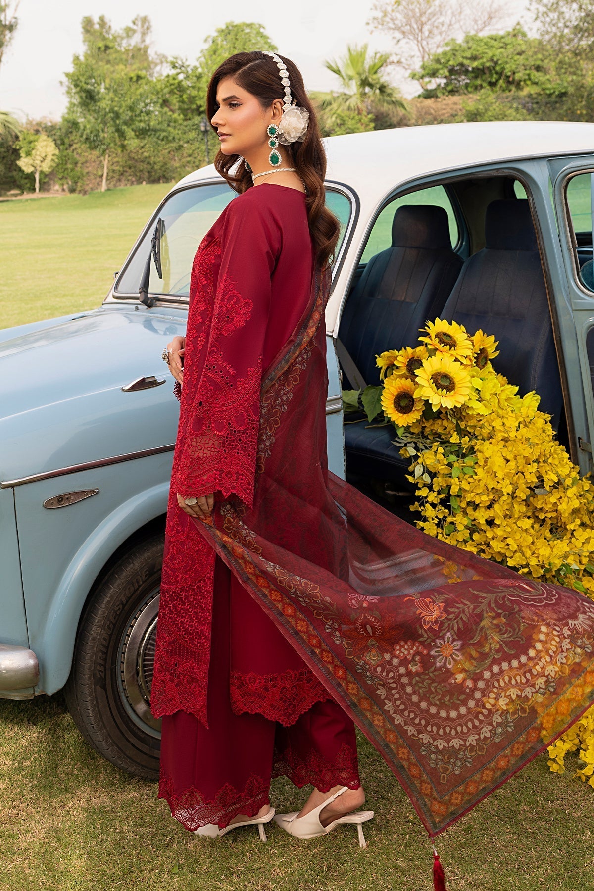 Imrozia Premium | Rang e Bahar | IP-127 ALIYAH S Maroon Cotton