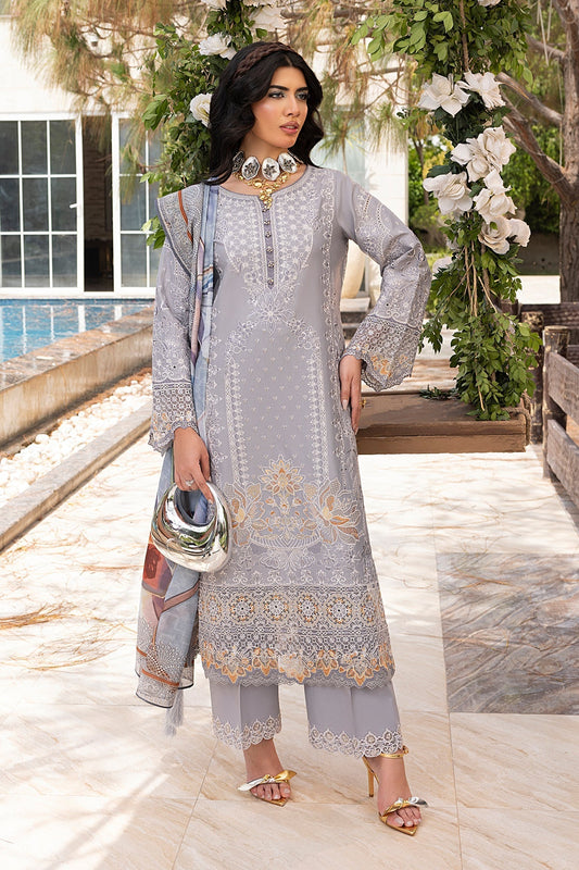 Imrozia Premium | Rang e Bahar | IP-130 NORA XS Lilac Gray Cotton