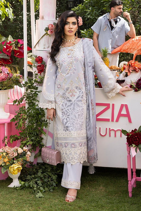 Imrozia Premium | Rang e Bahar | IP-133 EAHAAL XS Lilac Gray Cotton