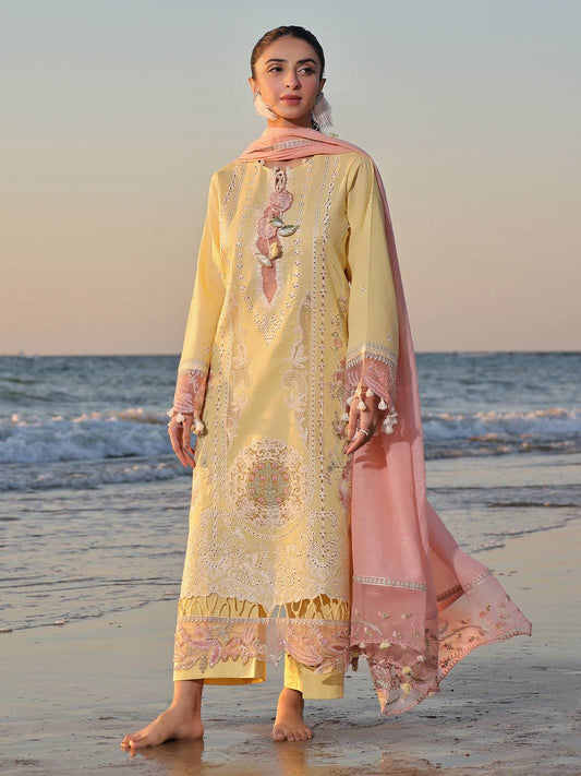 Izel | Saahil Signature Lawn 24 | MUSHQ - Pakistani Designer Dress - by Izel | Type: Luxury - 100% Original at Saira Sultan