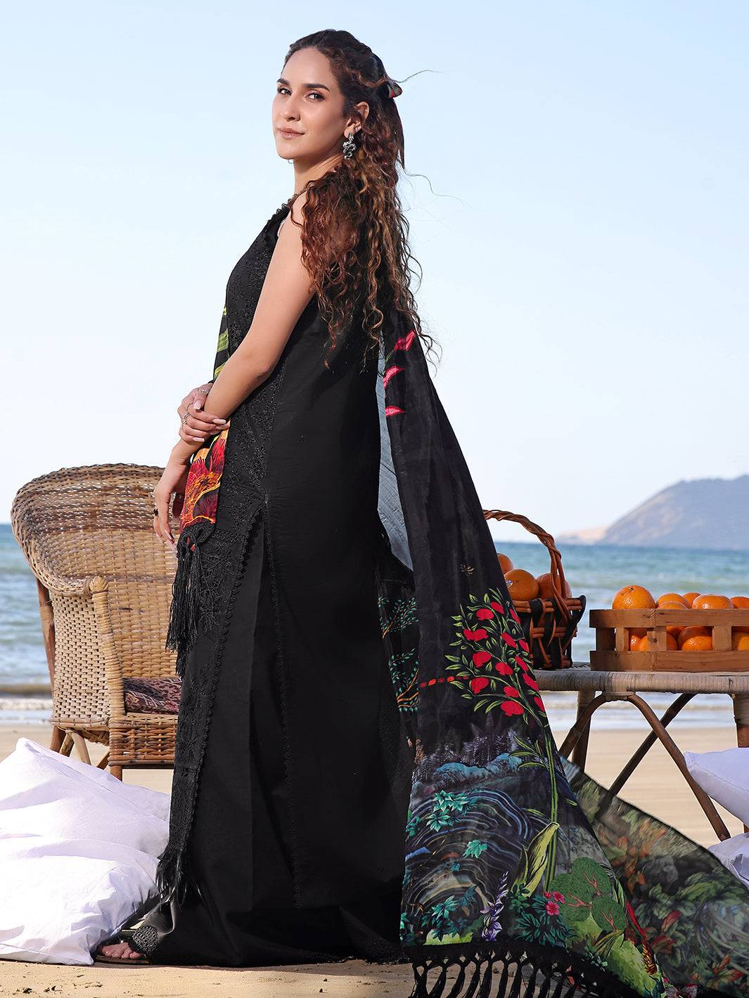 Izel | Saahil Signature Lawn 24 | NUREH - Pakistani Designer Dress - by Izel | Type: Luxury - 100% Original at Saira Sultan