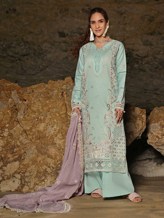 Izel | Saahil Signature Lawn 24 | ZAIB - Pakistani Designer Dress - by Izel | Type: Luxury - 100% Original at Saira Sultan