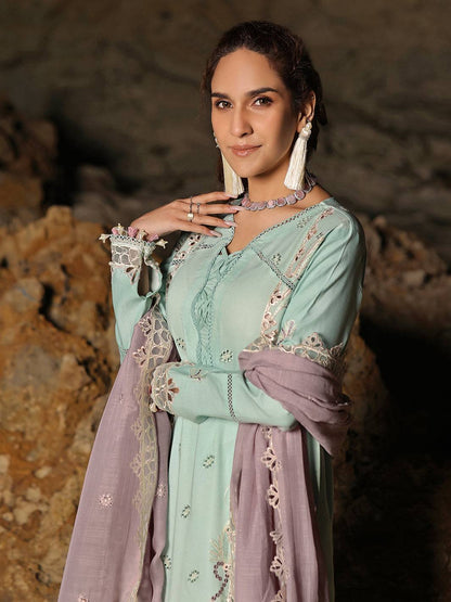 Izel | Saahil Signature Lawn 24 | ZAIB - Pakistani Designer Dress - by Izel | Type: Luxury - 100% Original at Saira Sultan