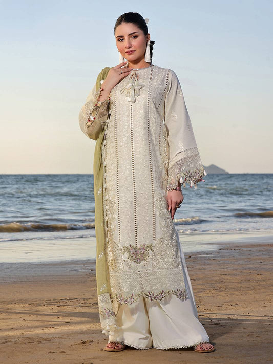 Izel | Saahil Signature Lawn 24 | FLOSSIE - Pakistani Designer Dress - by Izel | Type: Luxury - 100% Original at Saira Sultan