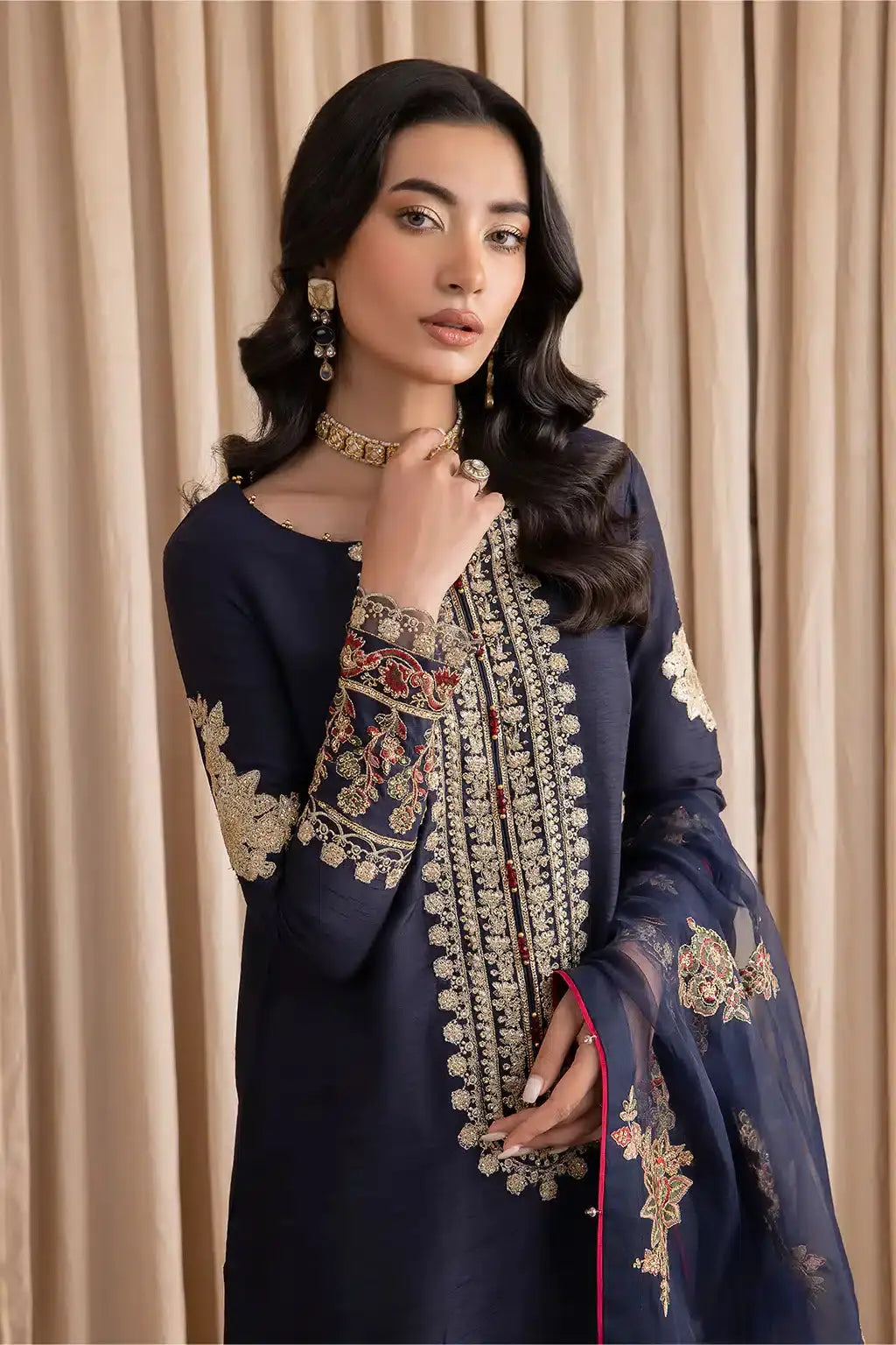 Iznik | Festive Raw Silk 23 | IRS-07 ZENITH - Pakistani Designer Dress - by Iznik | Type: Formal - 100% Original at Saira Sultan
