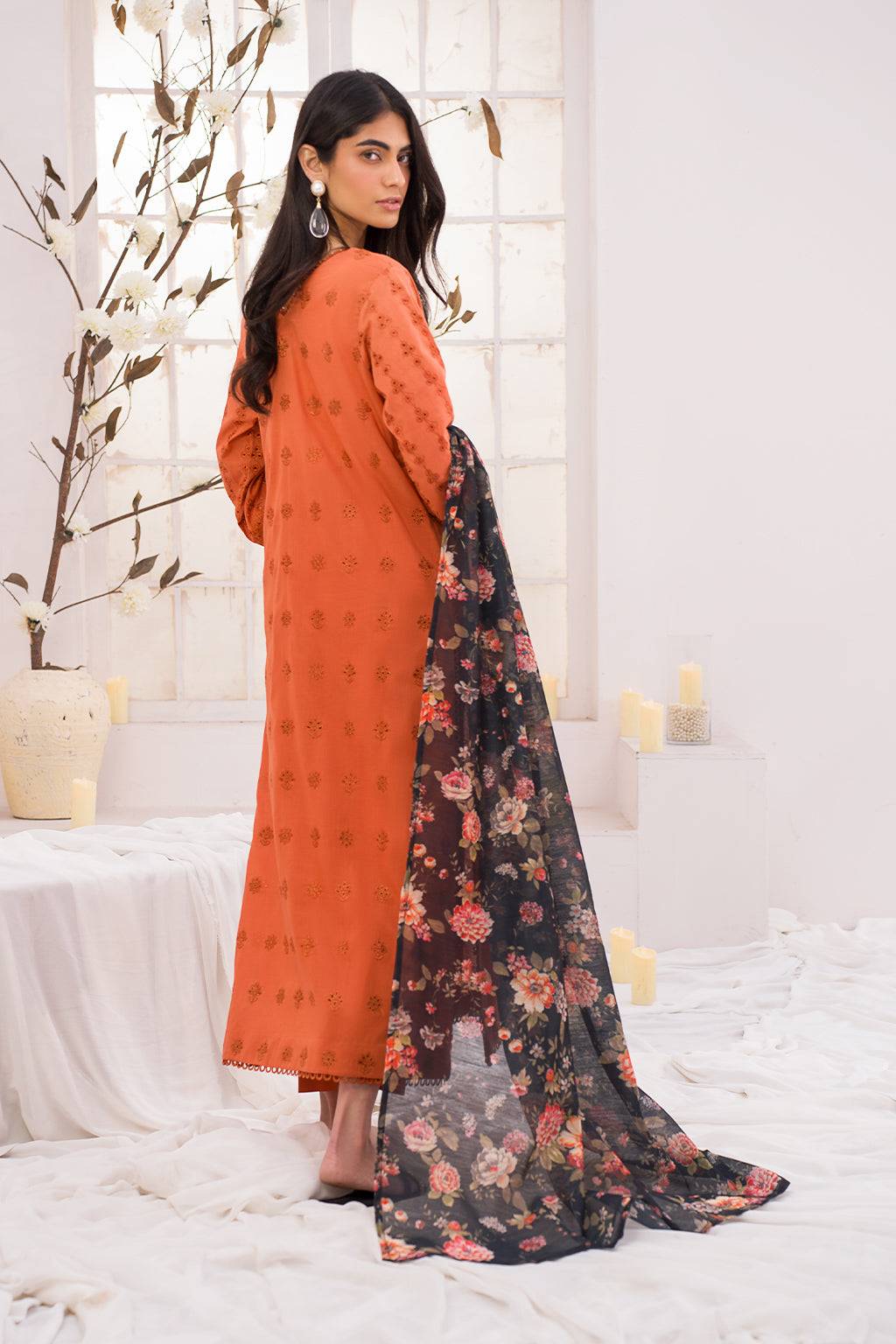 Iznik | Lawnkari 24 | UE-162 LEAFLET - Pakistani Designer Dress - by Iznik | Type: Formal - 100% Original at Saira Sultan