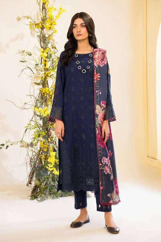 Iznik | Lawnkari 24 | UE-163 BLOOMEASE - Pakistani Designer Dress - by Iznik | Type: Formal - 100% Original at Saira Sultan