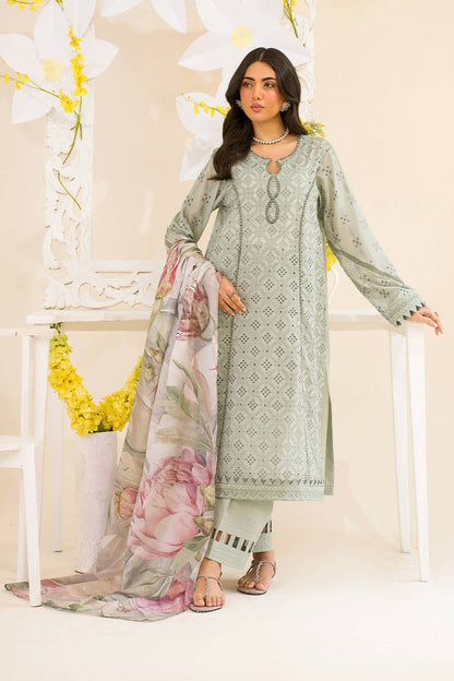 Iznik | Lawnkari 24 | UE-189 SLEEKCHIC - Pakistani Designer Dress - by Iznik | Type: Formal - 100% Original at Saira Sultan