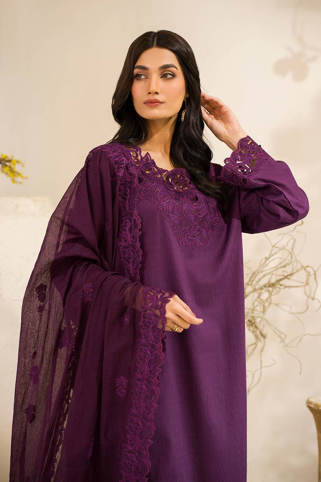 Iznik | Lawnkari 24 | UE-209 QUAGMIRE - Pakistani Designer Dress - by Iznik | Type: Formal - 100% Original at Saira Sultan