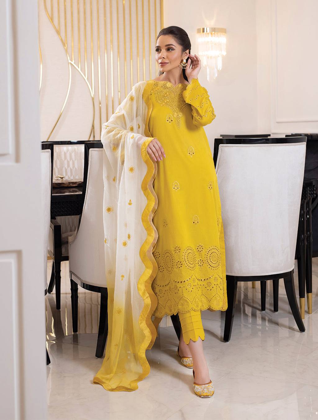 Iznik | Lawnkari 24 | UE-141 EPHEMERAL - Pakistani Designer Dress - by Iznik | Type: Formal - 100% Original at Saira Sultan
