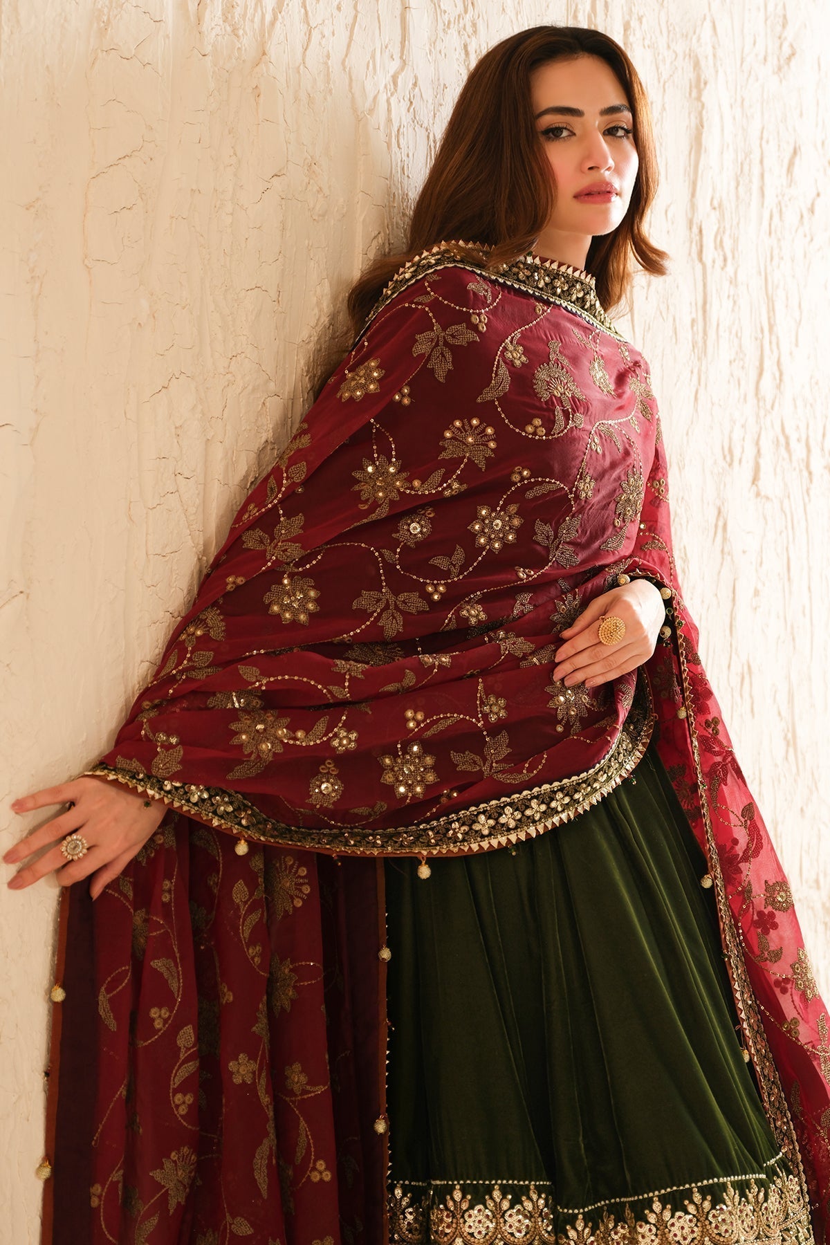 Jazmin | Velvet Edit 24 | Velvet Formal  VF-2036 - Pakistani Designer Dress - by Jazmin | Type: Formal - 100% Original at Saira Sultan