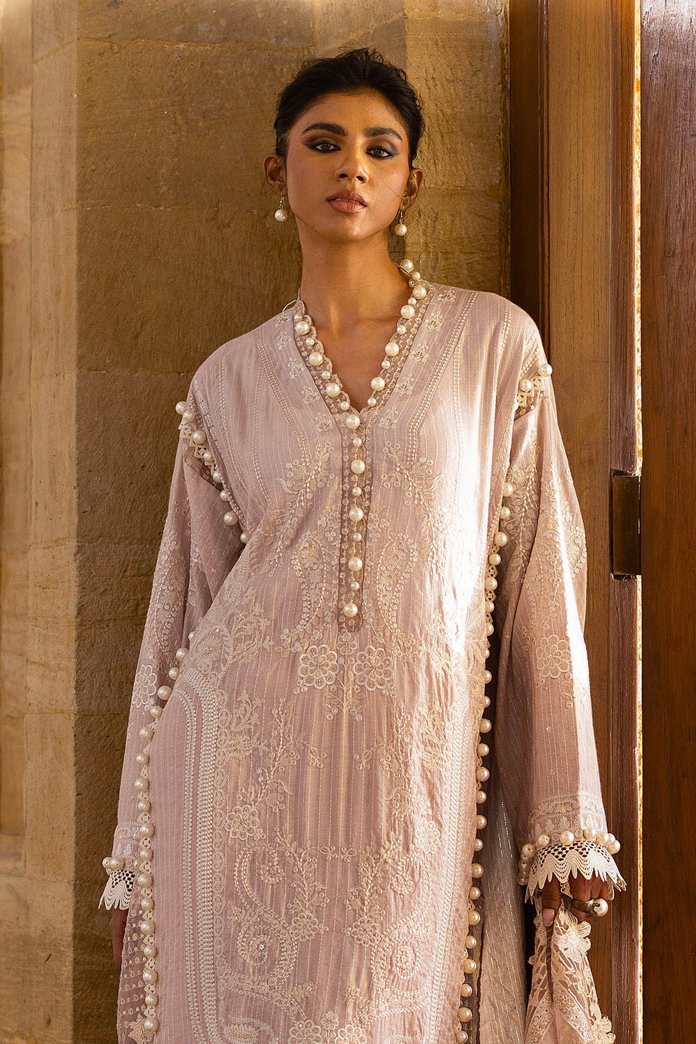 Gul Ahmed | Festive Eid 25 | FE-52068 M Lavender Pinocchio Lurex