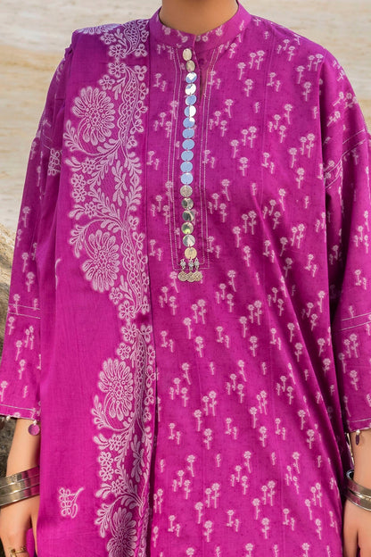 Gul Ahmed | Taara 25 |JD-42010 M Magenta Jacquard