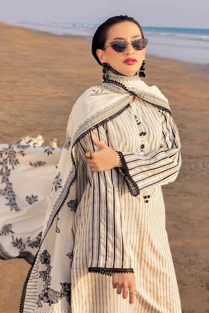 Gul Ahmed | Taara 25 | JD-42008 L Ivory Lawn