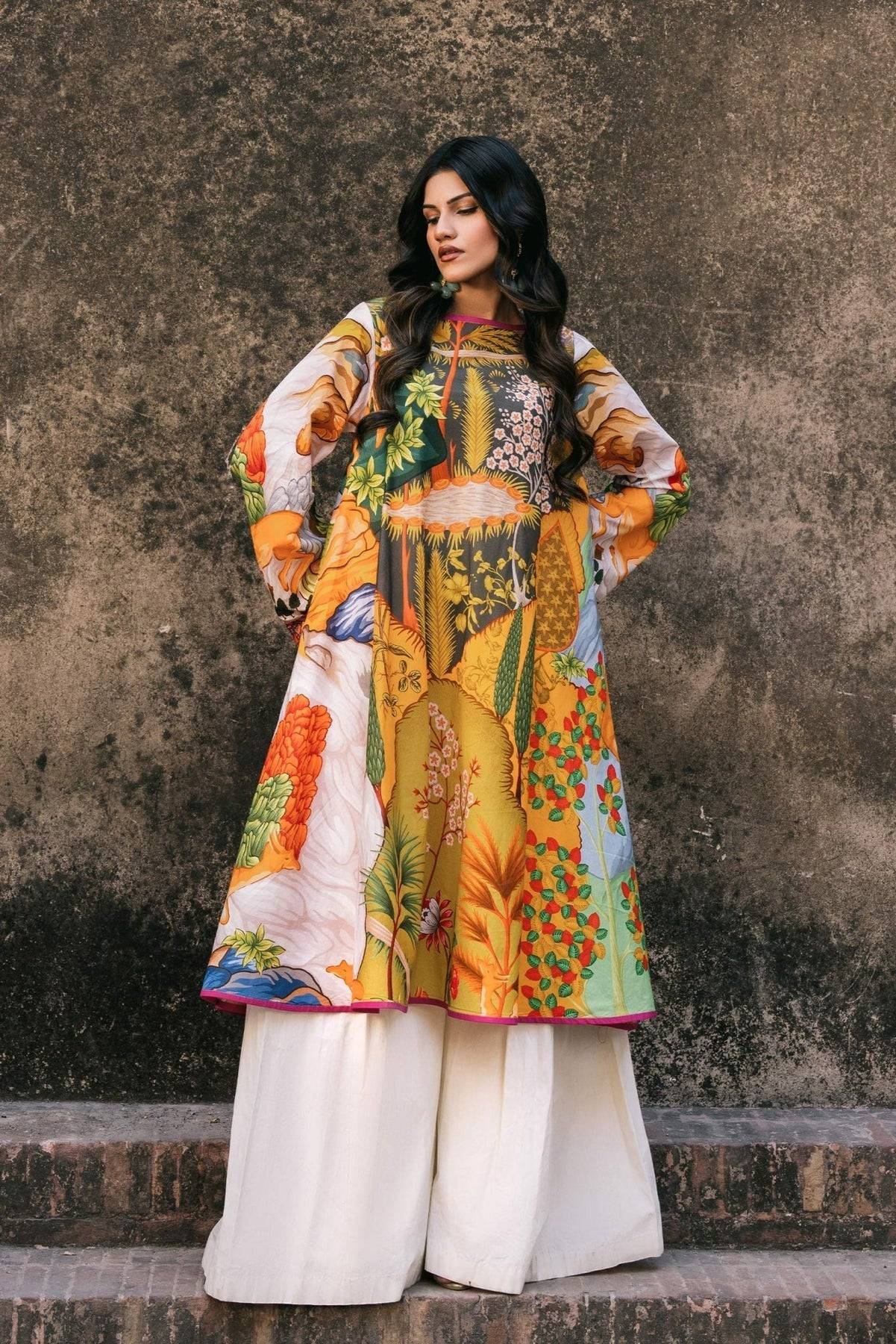 Fahad Hussayn | Lawn Banger | Jaisamand - Pakistani Designer Dress - by Fahad Hussayn | Type: Ladies Clothes - 100% Original at Saira Sultan