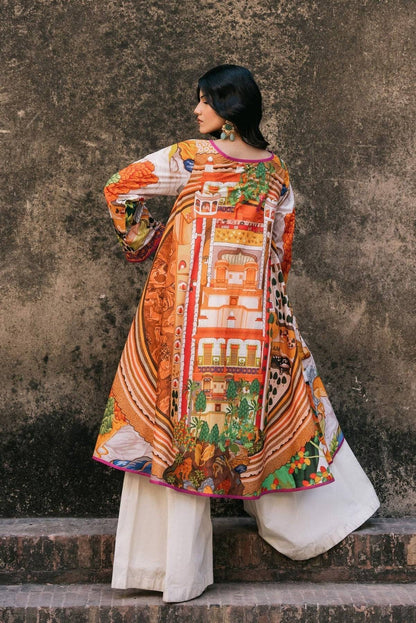 Fahad Hussayn | Lawn Banger | Jaisamand - Pakistani Designer Dress - by Fahad Hussayn | Type: Ladies Clothes - 100% Original at Saira Sultan